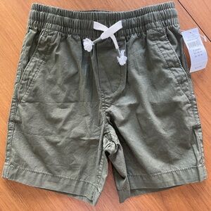 Gap toddler boy shorts, army green